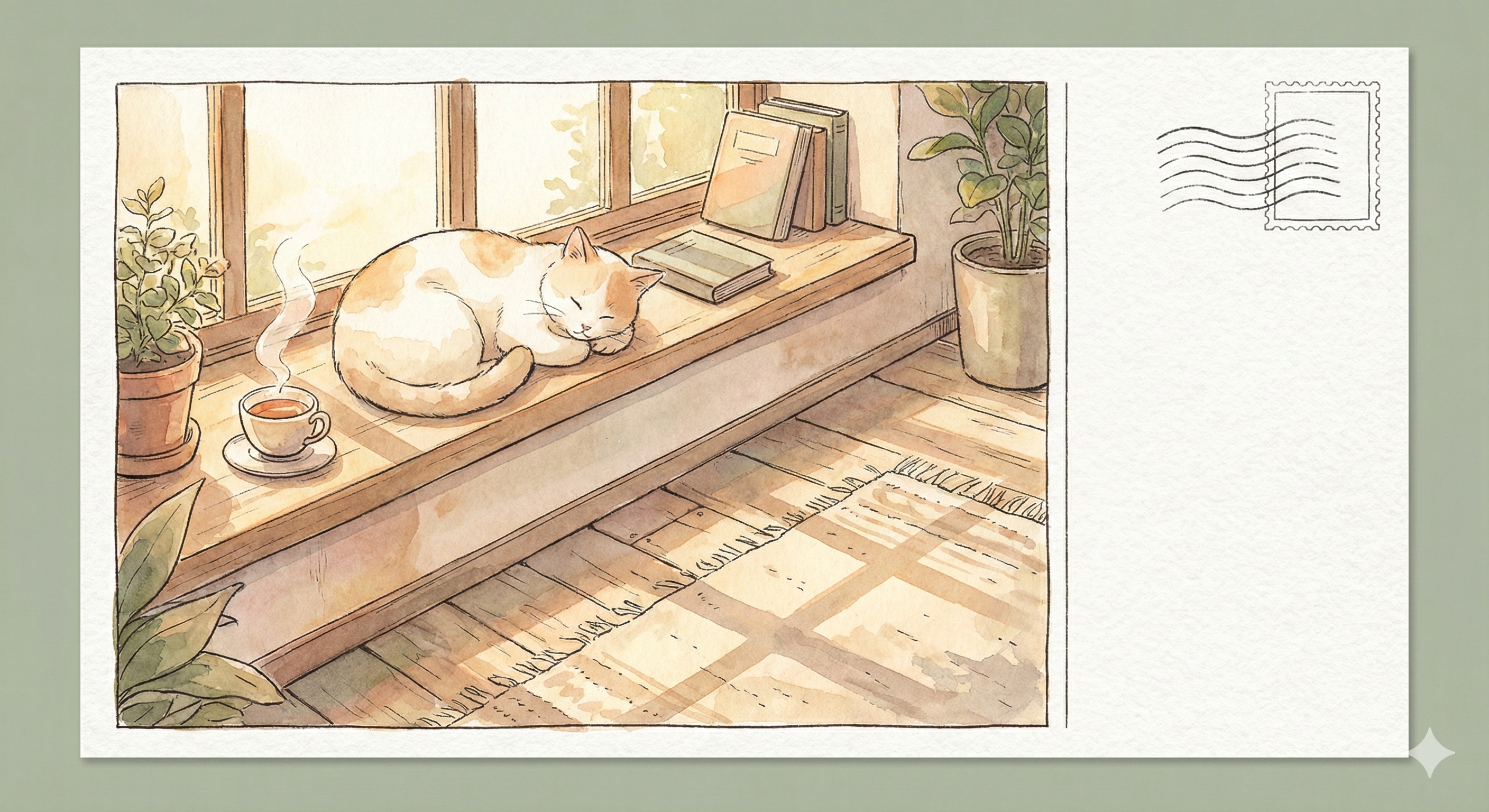 貓與午後明信片